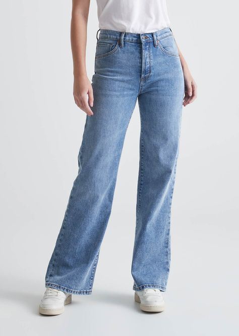 Hovedbilde DU/ER Midweight Performance Denim Wide Leg Women ...